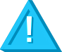 Blue Alert Symbol